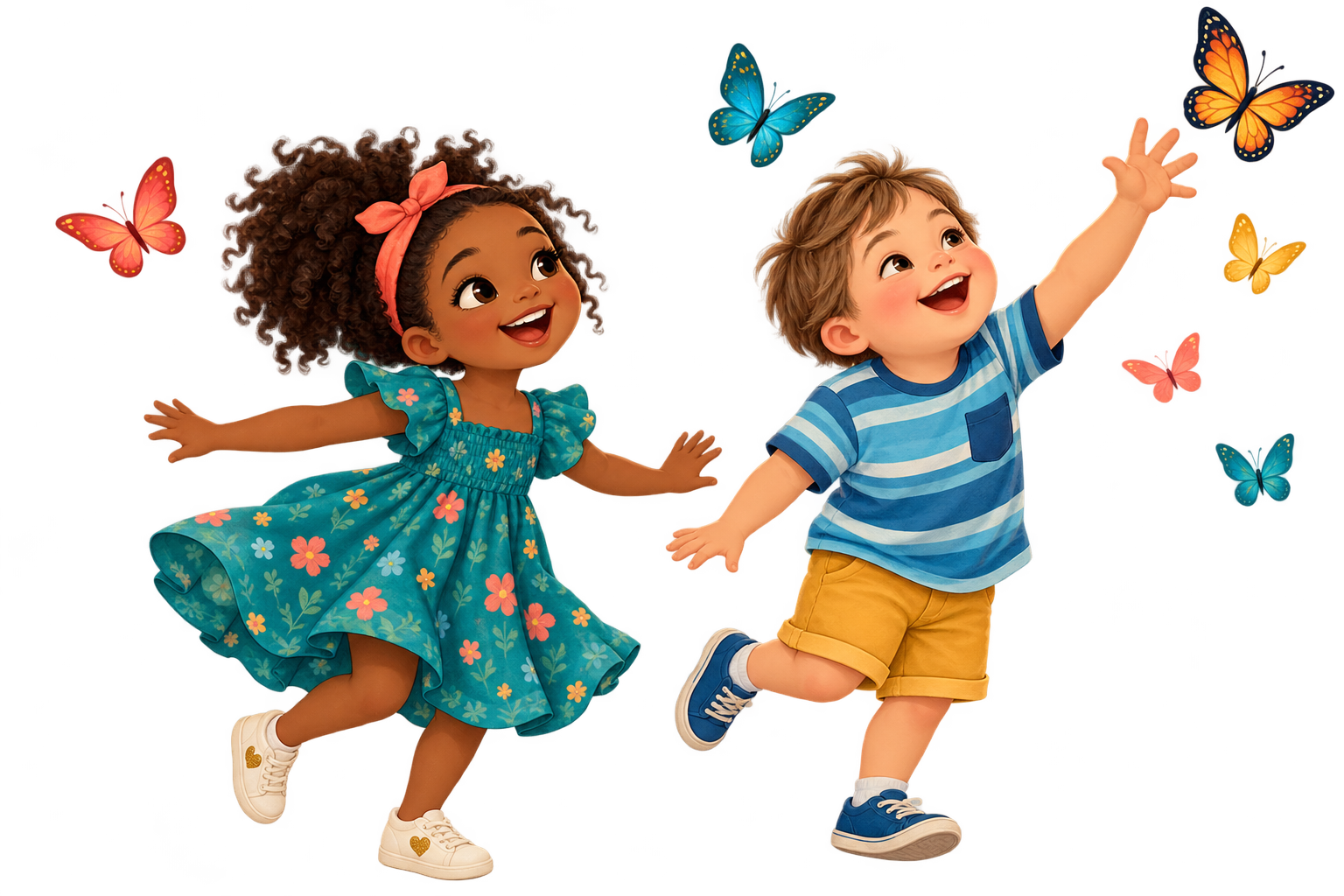 Happy family with children - ABA therapy services